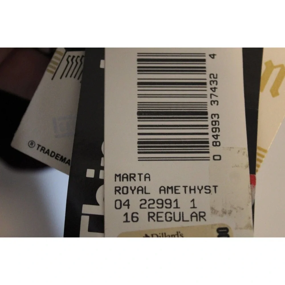 NWT London Fog Marta Trench Coat Royal Amethyst Purple Women's Size 16 H14297 - Picture 9 of 16